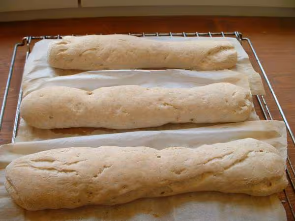 Baguettes sur poolish au seigle apres 2e levee