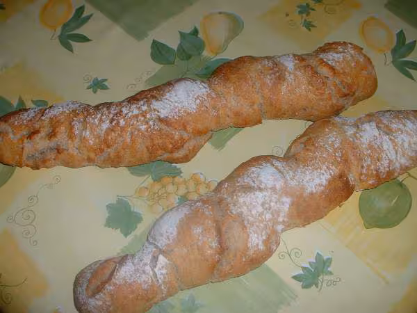Baguettes vrillees
