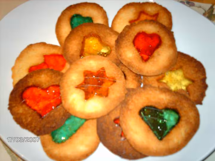 Biscuits sables vitraux