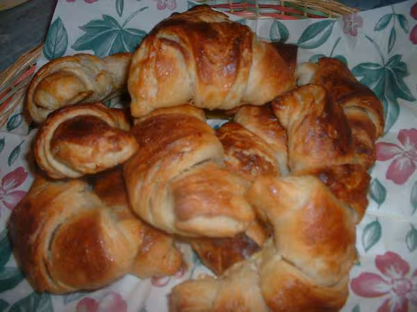 Croissants au levain liquide