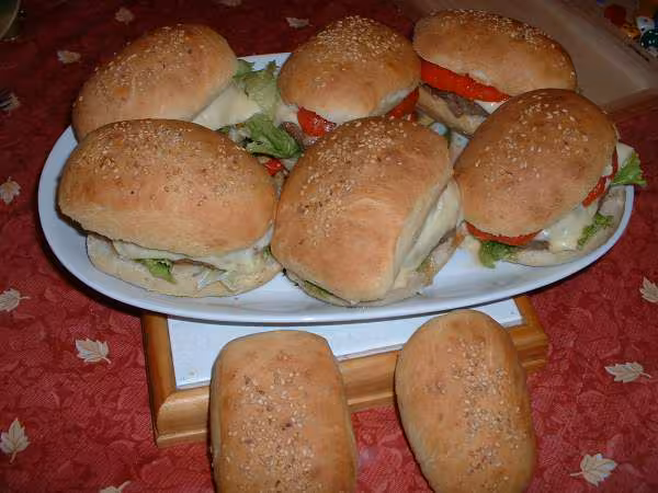 Hamburgers carres