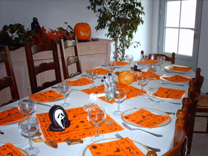 La table d halloween