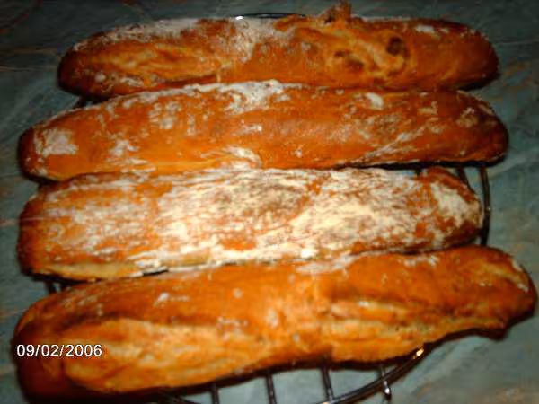 Les baguettes selon la recette sans petrissage de wilbo