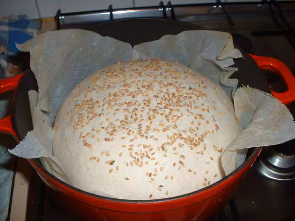 Miche au levain de seigle apres 2e levee