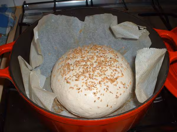 Miche au levain de seigle avant 2e levee