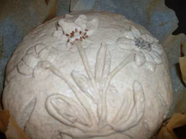 Miche fleurs des champs avant
