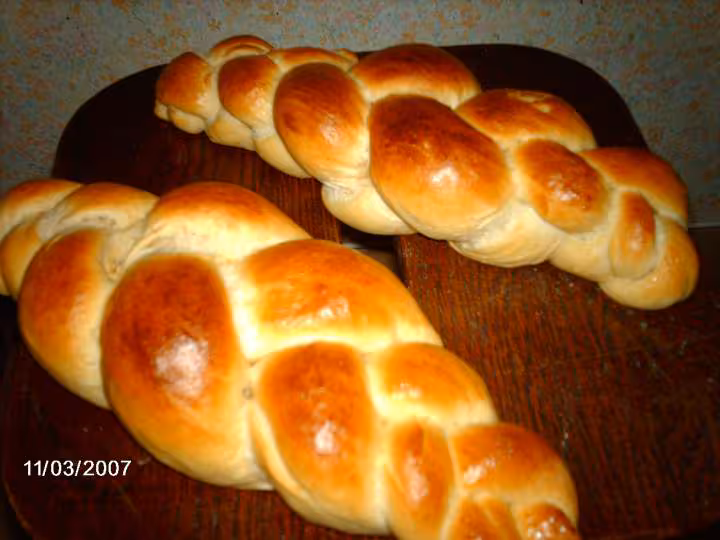 Pain viennois au levain tresse