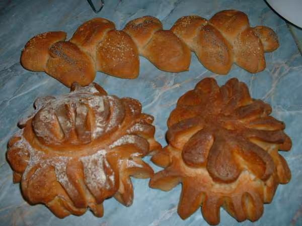 Pains artichauts et epis