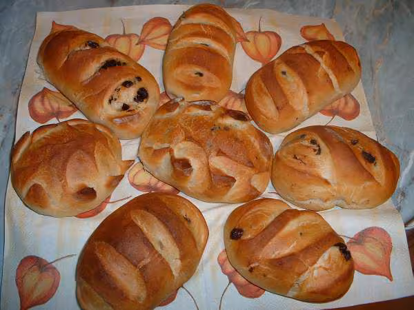 Petits pains au lait choco et au levain liquide