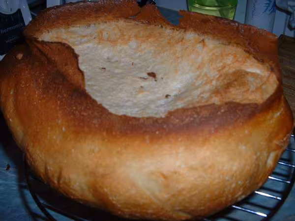Une miche ratee cratere