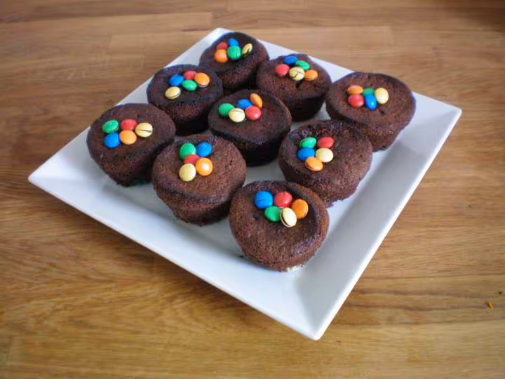 Muffins aux m amp m s
