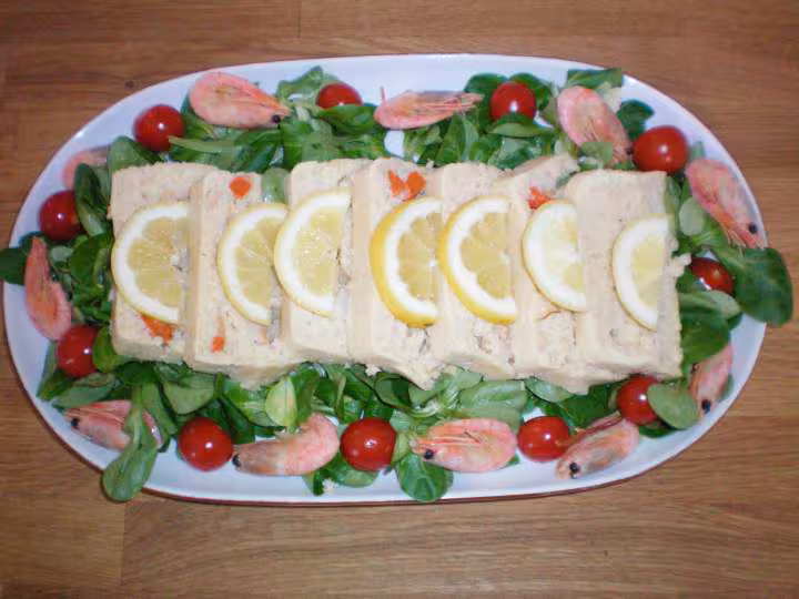 Terrine de st jaques presentee