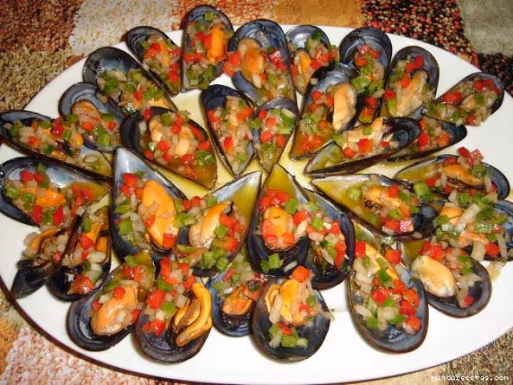 Mejillones en ensalada