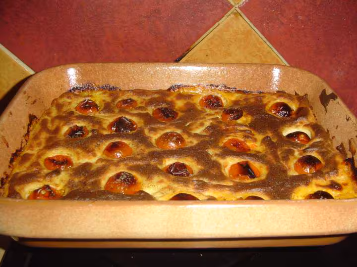 Clafoutis de tomates cerise de flob