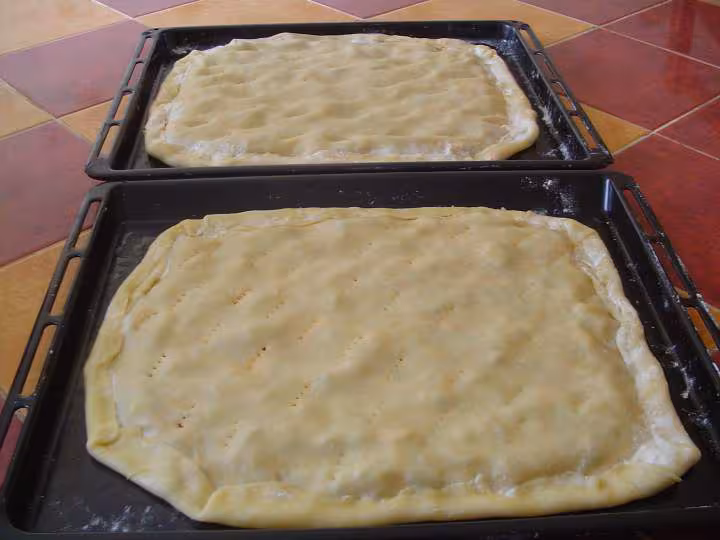 Coca avant cuisson