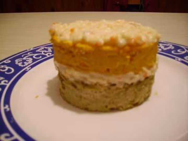 Mille feille de legume au surimi