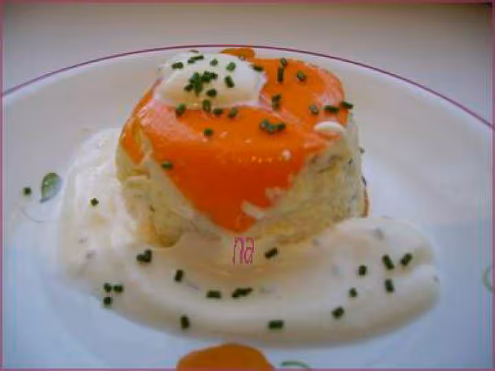 Mousse d asperges au surimi