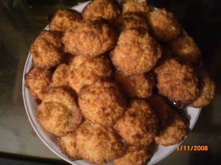 Une belle assiette de rochers coco