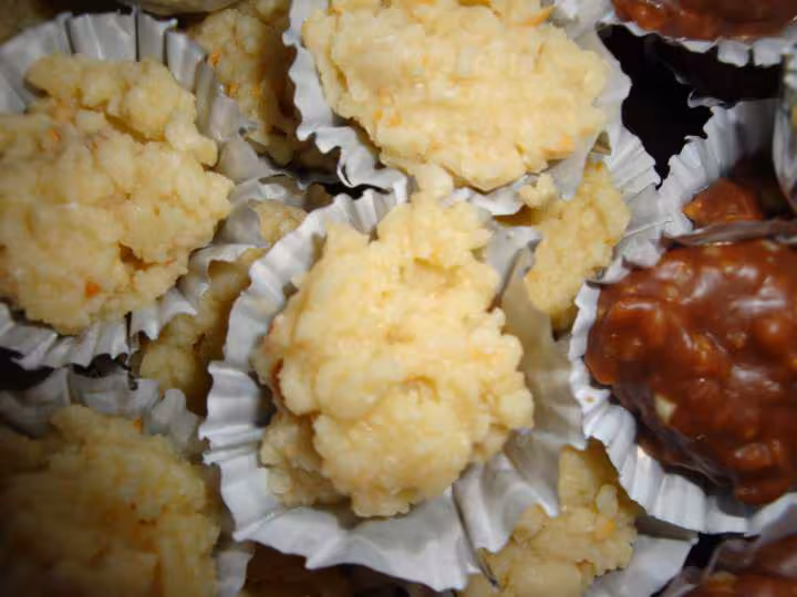 Rochers chocolat blanc