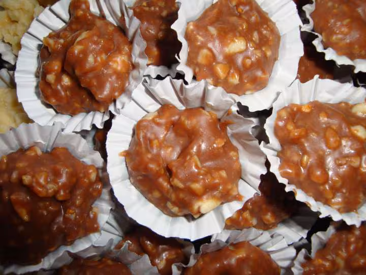 Rochers choolat au lait caramel
