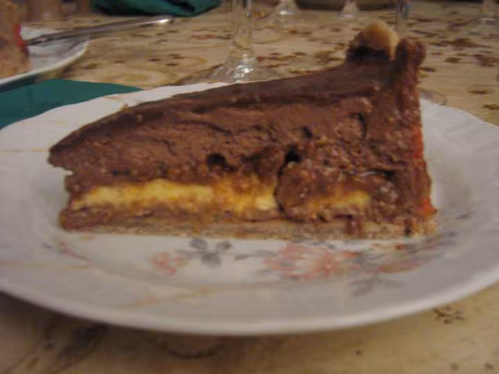 Entremet en coupe