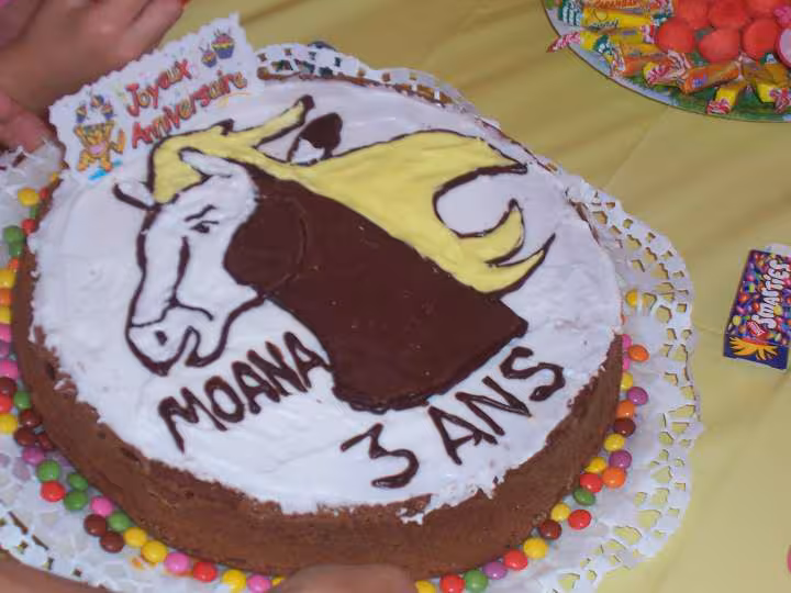 Gateau cheval riviere dans spirit