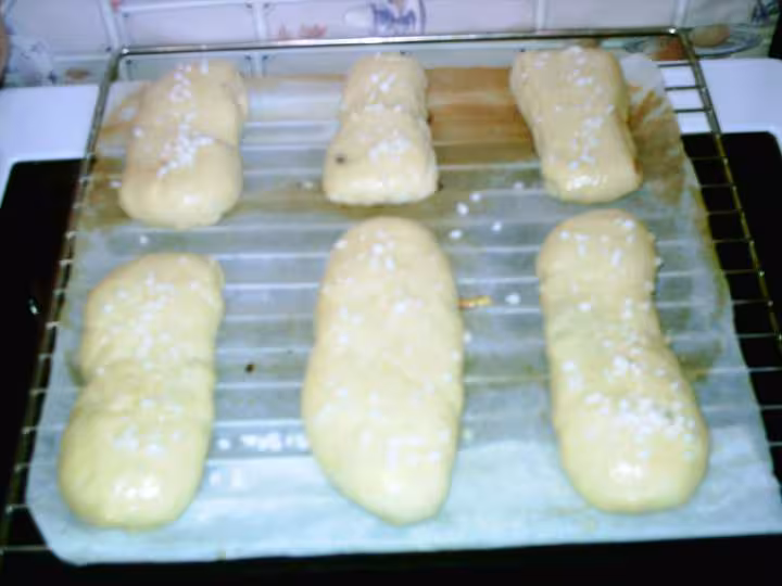 Pain au lait fourer au nut s avant cuisson