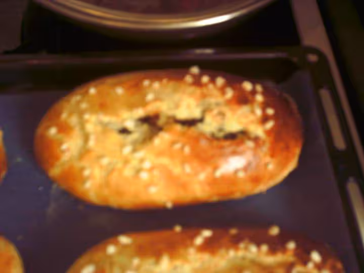 Pain au lait fourer au nut s gros plan