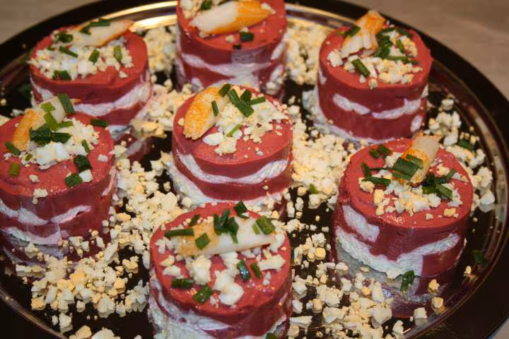 Bavarois a la betteraves