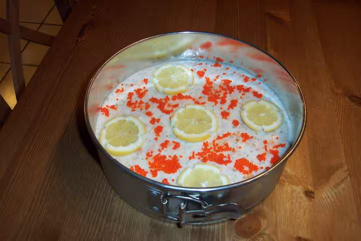 Bavarois au saumon fume