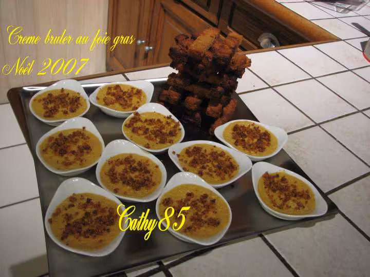 Creme bruler au foie gras