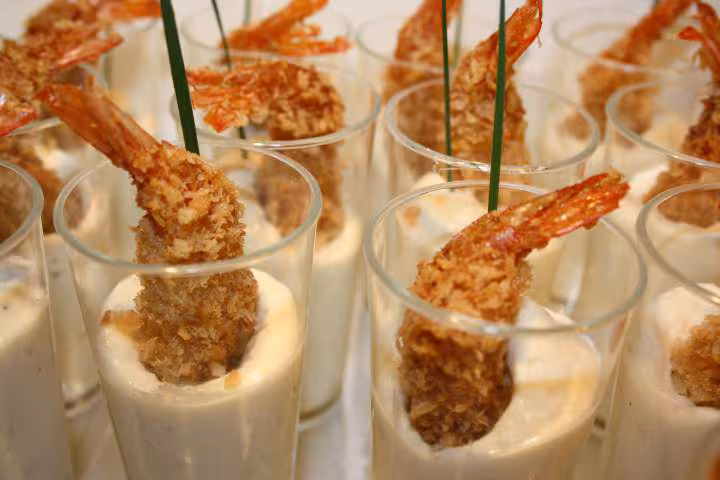 Creme d asperge crevettes