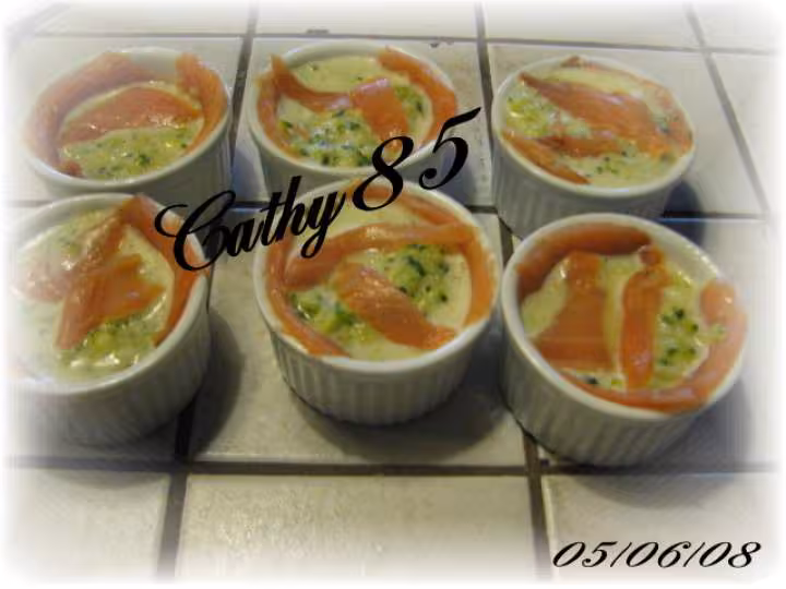Mousse de cougette au saumon