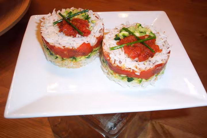 Riz courgettes tomates
