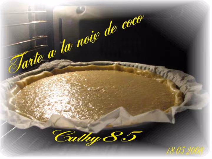 Tarte a la noix de coco
