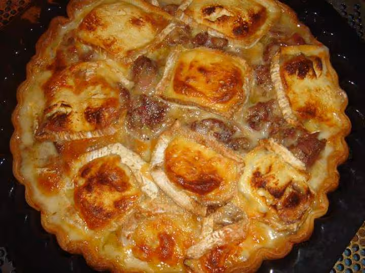 Tarte andouillette chaource