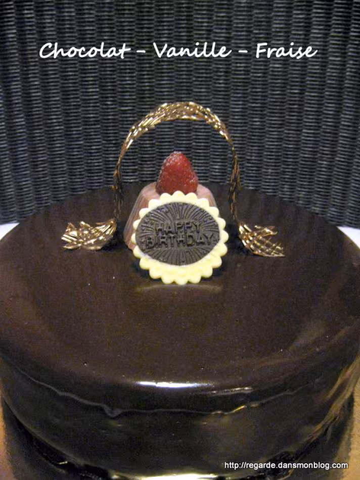 Chocolat vanille fraise