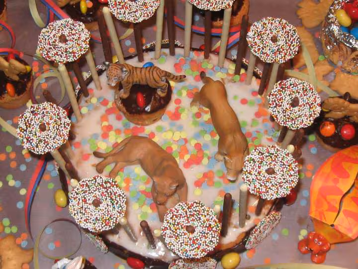 Gateau carnaval cirque