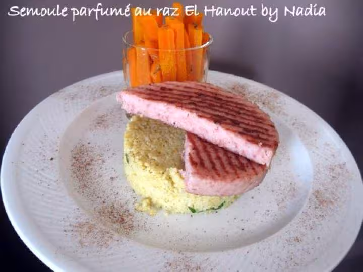 Semoule parfume au raz el hanout