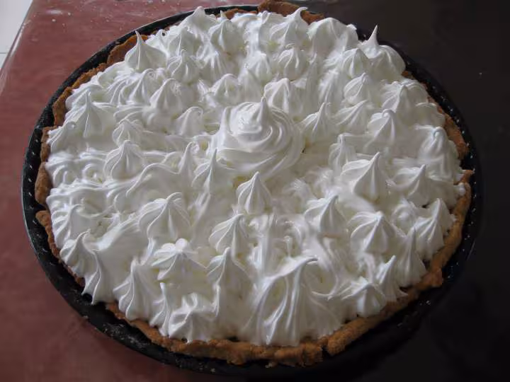 Tarte cremeuse a la framboise
