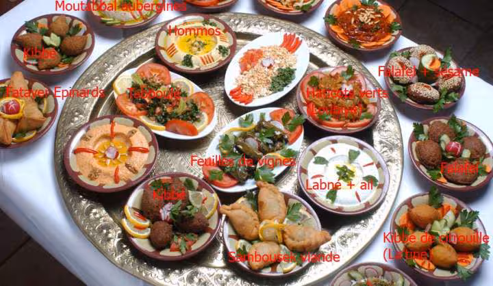 Mezze libanais