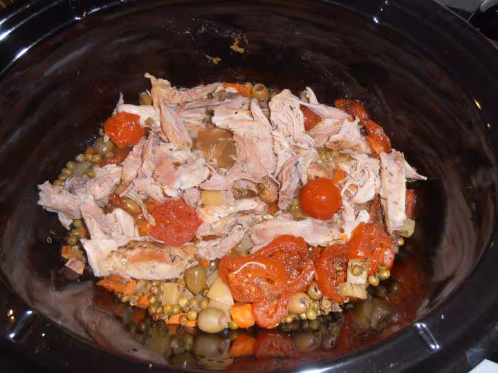 Cuisse de dinde apres cuisson