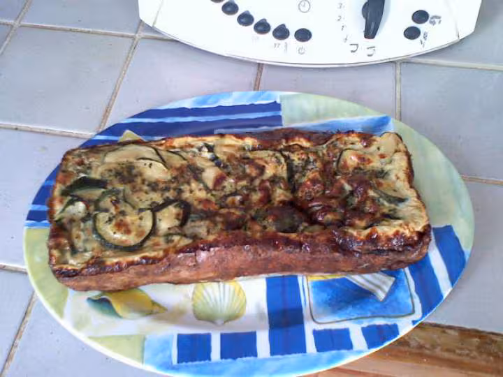 Flan courgettes a la menthe