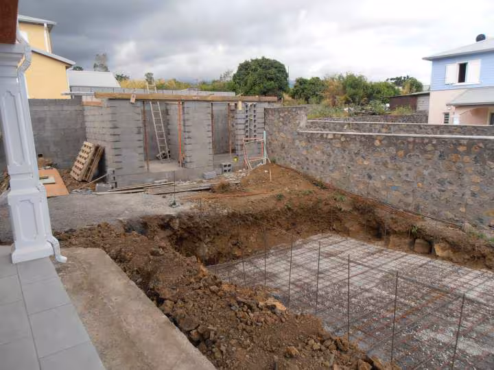 Travaux piscine