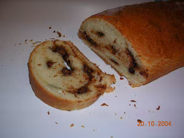 Pain viennois pralinoise tranche
