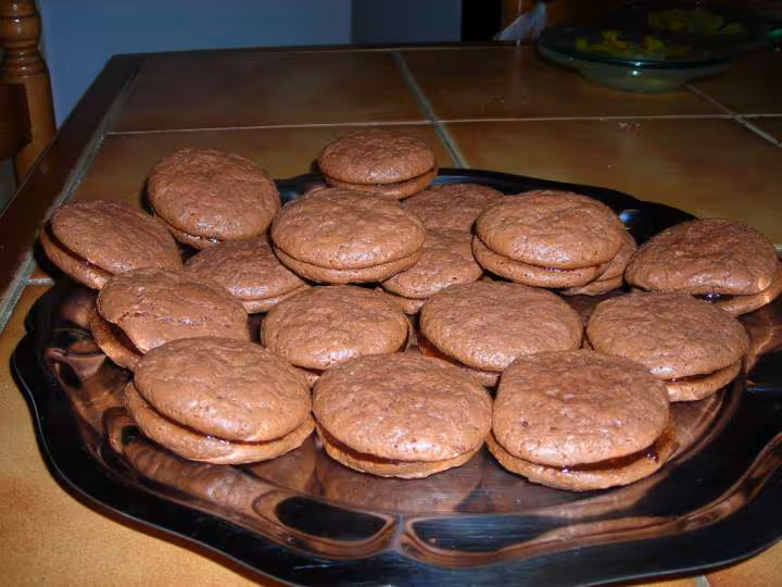 Mes 1ers macarons au chocolat