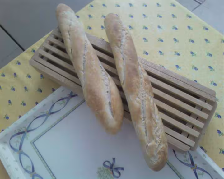 Baguettes levain liquide maman
