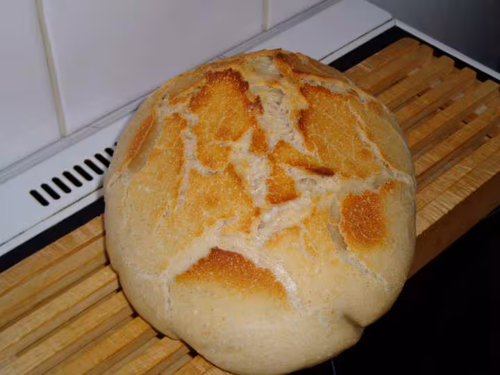 Pain en autolyse au levain liquide de polange
