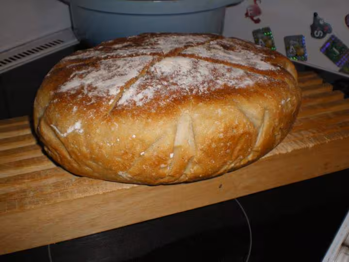 Pain levain liquide autolyse polange