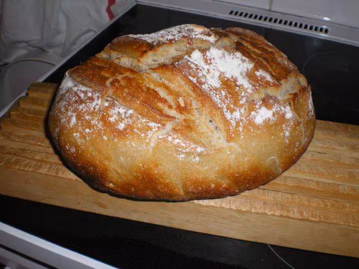 Pain polange au levain liquide par aladin